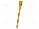 Connector; Contact plating: gold-plated; Contacts: brass; Ø: 1.8mm