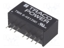 Converter: DC/DC; 6W; Uin: 18÷75V; 15VDC; Iout: 400mA; SIP8; 4.8g