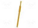 Test needle; Operational spring compression: 4mm; 5A; Ø: 1.3mm