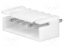 Socket; wire-board; male; A2501; 2.5mm; PIN: 5; THT; 250V; 3A; tinned