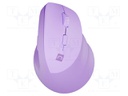 Optical mouse; violet; USB A; No.of butt: 6; 10m