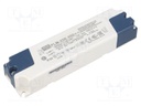Power supply: switched-mode; LED; 25.2W; 42÷72VDC; 350mA; IP30