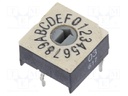 Switch: rotary; Pos: 16; 1uA/20mVDC; -25÷85°C; Mounting: THT