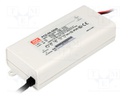 Power supply: switched-mode; LED; 54W; 70÷108VDC; 500mA; IP42; 350g