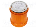 Signaller: lighting; LED; orange; Usup: 24VDC; Usup: 24VAC; IP66