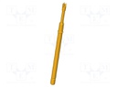 Test needle; Operational spring compression: 4mm; 5A; Ø: 1.3mm