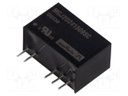 Converter: DC/DC; 2W; Uin: 21.6÷26.4V; Uout: 15VDC; Uout2: -8.7VDC