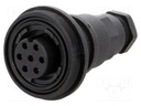 Connector: circular; plug; female; PIN: 7; Buccaneer Standard; IP68