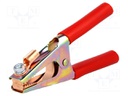 Crocodile clip; 500A; Grip capac: max.45mm; Overall len: 190mm