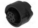 Connector: circular; socket; PIN: 7; female; soldering; IP65,IP67