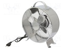 Fan: AC; Len: 1.5m; Additional functions: 2 speed settings; 20W