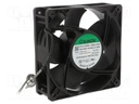 Fan: EC; axial; 230VAC; 120x120x38mm; 132m3/h; 40.2dBA; 3100rpm
