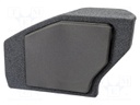 Car loudspeaker enclosure; MDF; black melange; textil; 17l; 250mm
