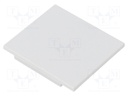 Cap for LED profiles; grey; ABS; Application: VARIO30-03