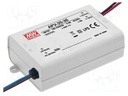 Power supply: switched-mode; LED; 36W; 24VDC; 1.5A; 90÷264VAC; IP42
