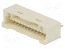 Socket; wire-board; male; CLIK-Mate; 1.5mm; PIN: 12; THT; 2A; tinned
