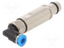 Contact; male; Han Modular Pneumatic; pipe OD Ø3mm; brass; 10bar