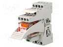 Relay: interface; DPDT; Ucoil: 230VAC; 12A; 12A/250VAC; 12A/24VDC