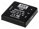 Converter: DC/DC; 15W; Uin: 9÷18V; 5VDC; Iout: 3000mA; 2"x2"; 65g