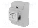 Transformer: safety; 63VA; 500VAC; 42V; IP30; Mounting: DIN; 1.1kg
