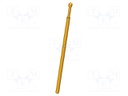 Needle-like test probe; Operational spring compression: 1.2mm