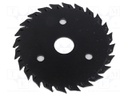 Cutting wheel; Ø: 115mm; with rasp; Ømount.hole: 22.2mm