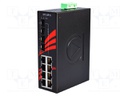 Industrial module: switch Ethernet; unmanaged; 12÷48VDC; RJ45