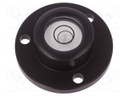Spirit level; mounting flange, for bolting surface; H: 11mm