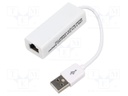 Adapter; RJ45 magnetically shielded,USB A