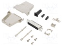D-Sub; PIN: 25; female; shielded,with strain relief; straight