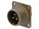 Connector: circular; Series: 97; socket; male; PIN: 3; silver plated