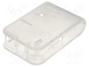 Enclosure: for computer; Raspberry Pi; ABS; semi-transparent