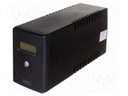 Power supply: UPS; 360W; 600VA; 207÷253V; Schuko x2; 142x101x298mm