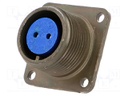 Connector: circular; Series: 97; socket; female; PIN: 2; soldering
