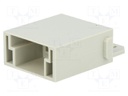 Connector: HDC; module; male; Han Modular RJ45; UL94V-0; Modules: 1
