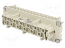 Connector: rectangular; female; EPIC H-BE; PIN: 24; 24+PE; 16A; 500V