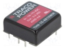 Converter: DC/DC; 15W; Uin: 18÷75V; 3.3VDC; Iout: 4500mA; 1"x1"