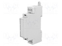 Enclosure: for DIN rail mounting; Y: 90.2mm; X: 18.1mm; Z: 57.5mm