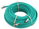 Patch cord; S/FTP; 6; stranded; Cu; LSZH; green; 30m; halogen free
