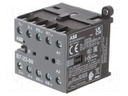 Contactor: 4-pole; NC x2 + NO x2; 24VAC; 7A; DIN,on panel; B7