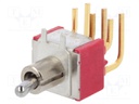 Switch: toggle; Pos: 2; DPDT; ON-ON; 5A/120VAC; 5A/28VDC; -30÷85°C