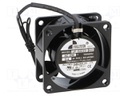 Fan: AC; axial; 230VAC; 60x60x30mm; 13.76m3/h; 27dBA; ball bearing