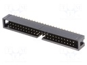 Socket; IDC; male; PIN: 50; vertical; SMT; gold flash; 2.54mm