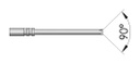 Test needle; Operational spring compression: 4.3mm; 5A; Ø: 0.5mm