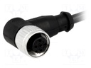 Plug; M12; PIN: 4; female; A code-DeviceNet / CANopen; 5m; cables
