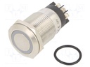 Switch: vandal resistant; Pos: 2; SPDT; 3A/220VAC; 5A/24VDC; IP65