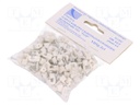 Holder; white; Application: YDYp 2x1,for flat cable; 100pcs.