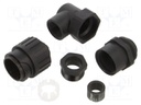 Connector: circular; plug; male; w/o contacts; Series: C16-3