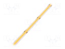COB LED tape; white warm; 24V; 8mm; IP20; 160°; 10W/m; CRImin: 90