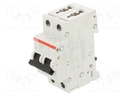 Circuit breaker; 400VAC; 400VDC; Inom: 10A; Poles: 2; Charact: Z